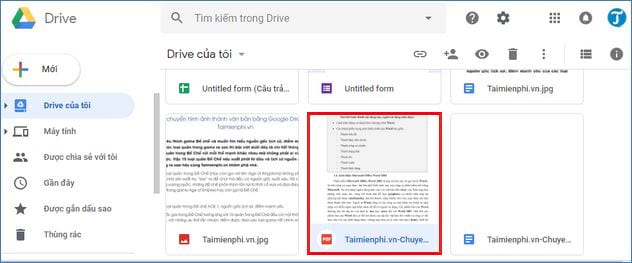 cach chuyen pdf sang doc su dung google drive 3