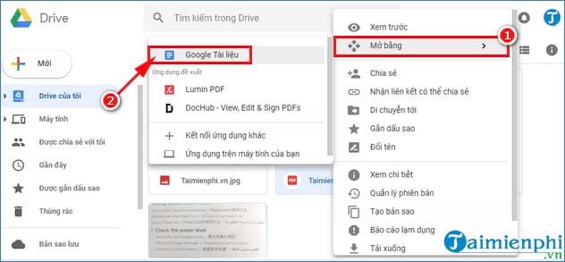 cach chuyen pdf sang doc su dung google drive 4