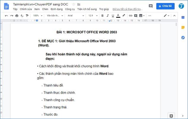 cach chuyen pdf sang doc su dung google drive 5